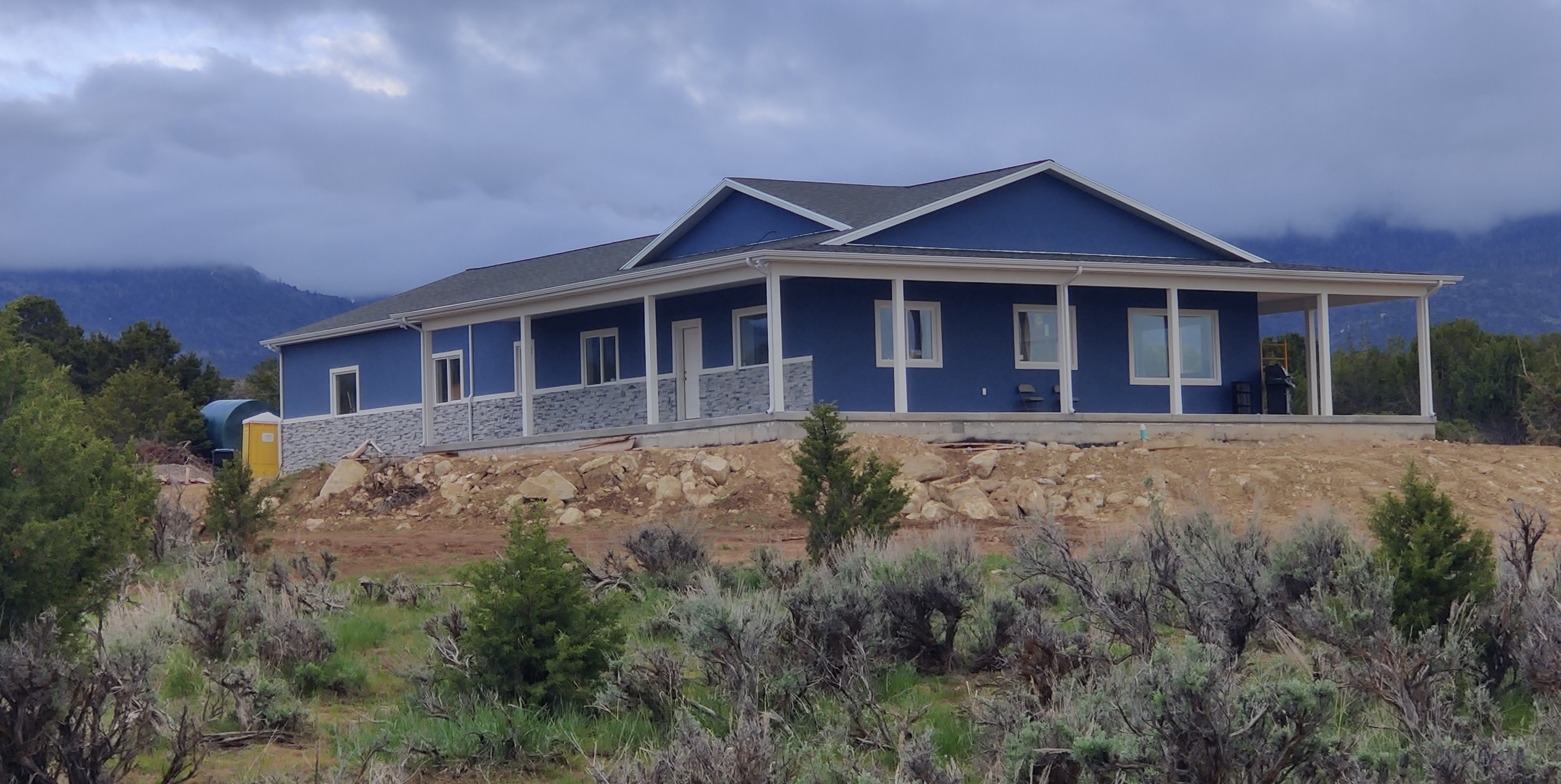 The Rencher Residence on property outside Spring City, Utah