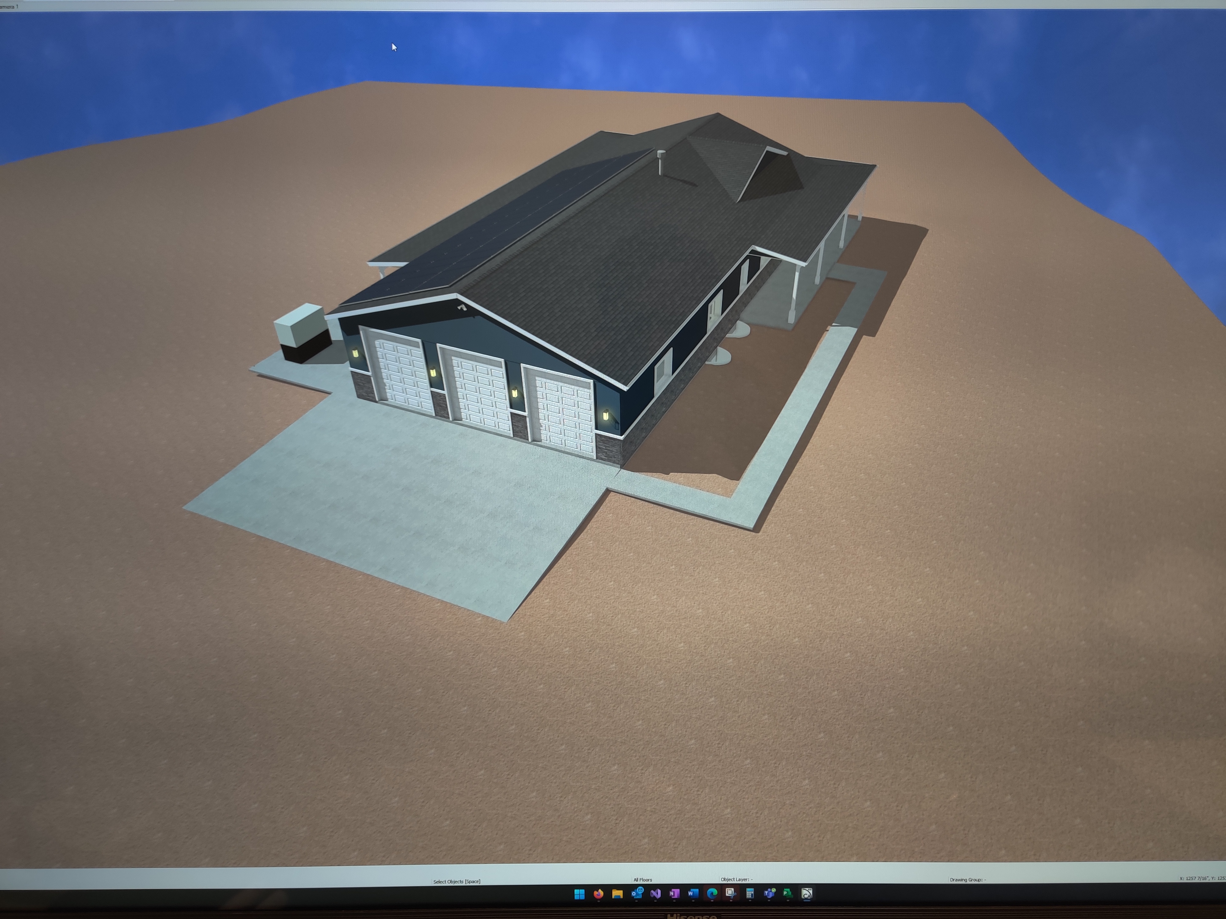 3D exterior rendering